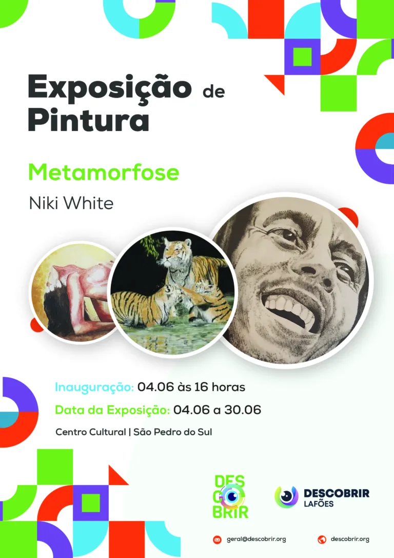 Read more about the article Niki White expõe no Centro Cultural de São Pedro do Sul!