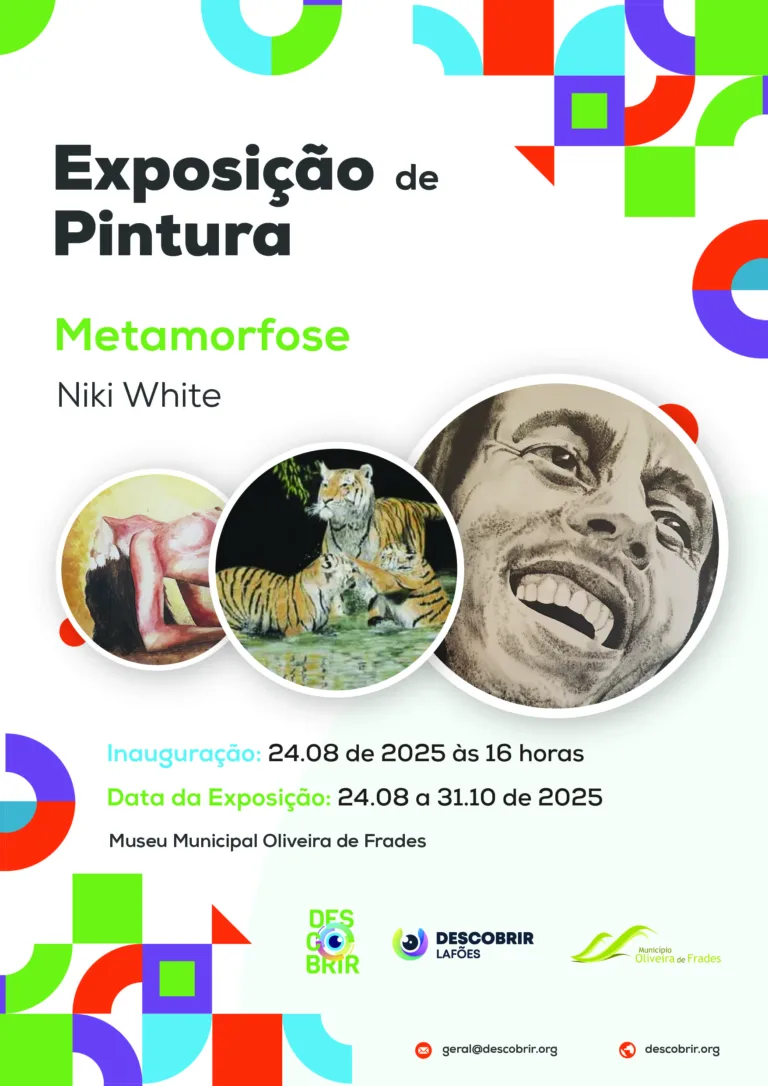 Read more about the article Niki White expõe em Oliveira de Frades com a curadoria do DESCOBRIR.org