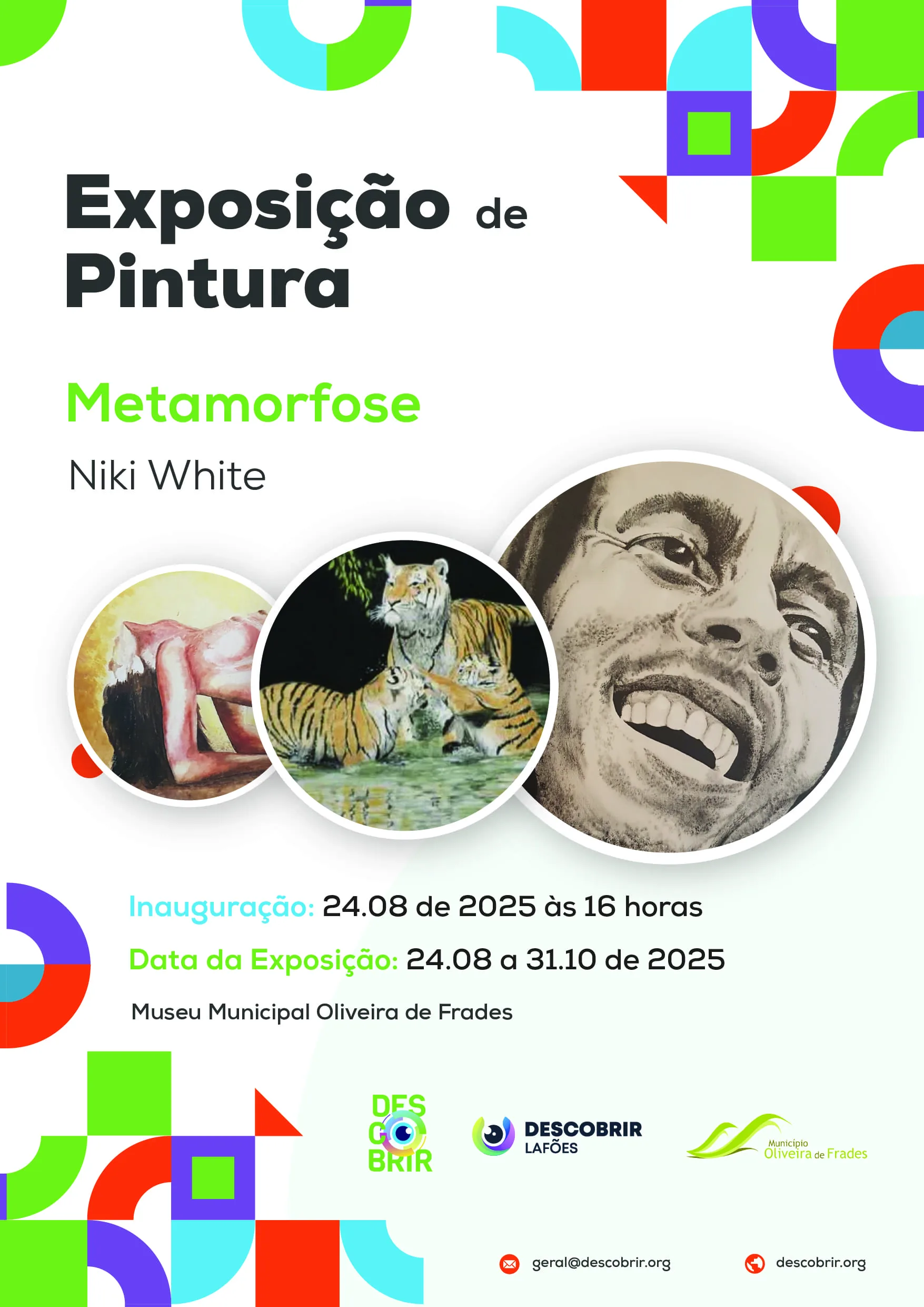 You are currently viewing Niki White expõe em Oliveira de Frades com a curadoria do DESCOBRIR.org